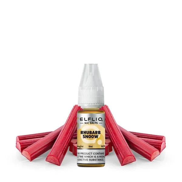 Rhubarb Snoow Nic Salt 10ml - Elfliq by Elfbar - image 2