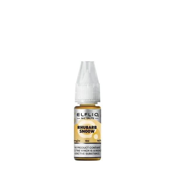 Rhubarb Snoow Nic Salt 10ml - Elfliq by Elfbar - image 3