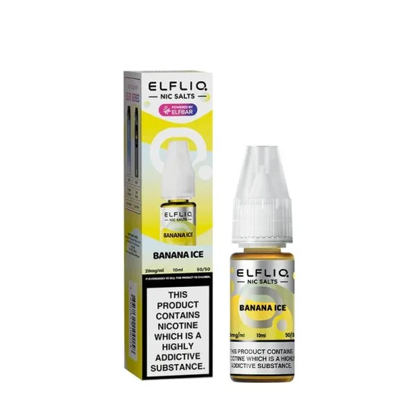 Banana Ice Nic Salt 10ml - Elfliq by Elfbar - image 4