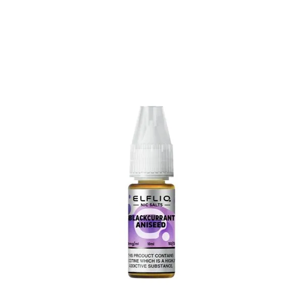 Blackcurrant Aniseed Nic Salt 10ml - Elfliq by Elfbar - image 3