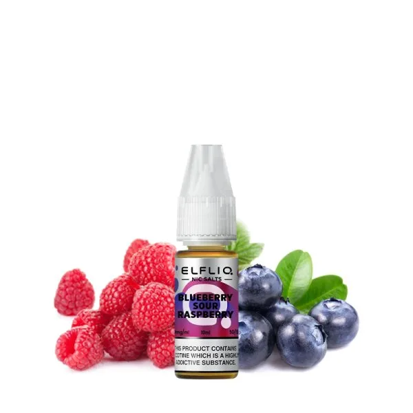 Blueberry Sour Raspberry Nic Salt 10ml - Elfliq by Elfbar