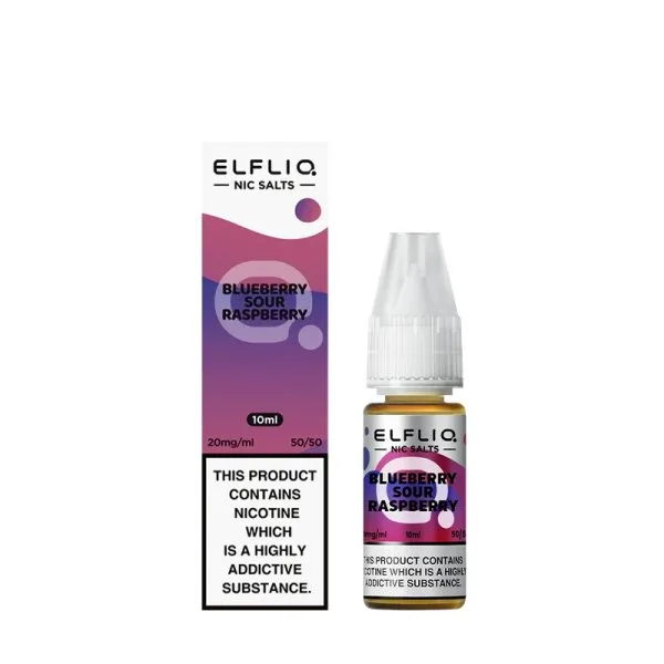 Blueberry Sour Raspberry Nic Salt 10ml - Elfliq by Elfbar - image 4