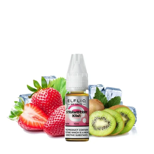 Strawberry Kiwi Nic Salt 10ml - Elfliq by Elfbar - image 2