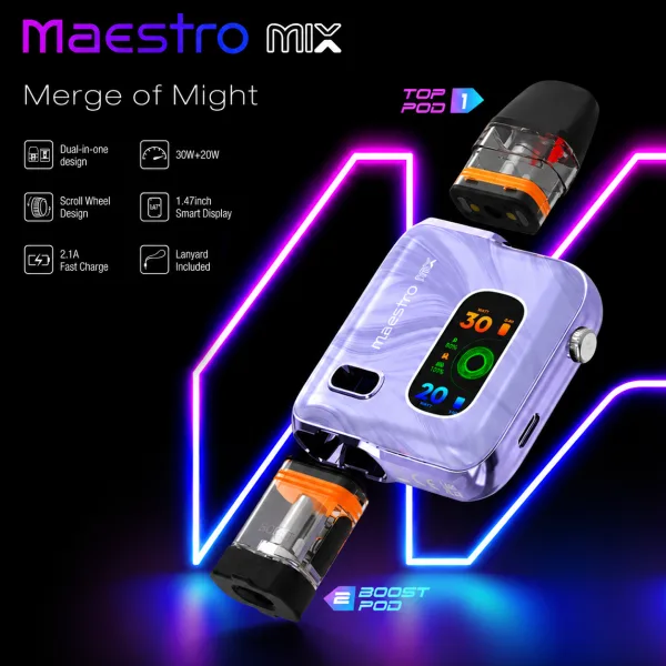 Pack Pod Maestro Mix 4ml 1300mAh - Smoktech - image 3