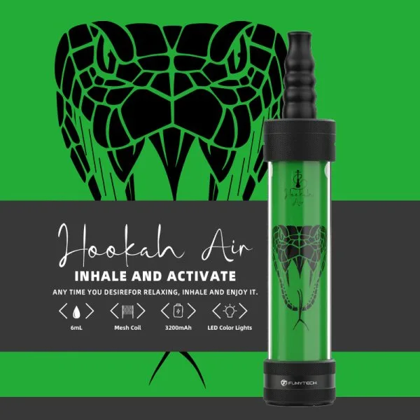 E-Chicha Portable Hookah Air 6ml 3200mAh New Colors - Fumytech - image 3