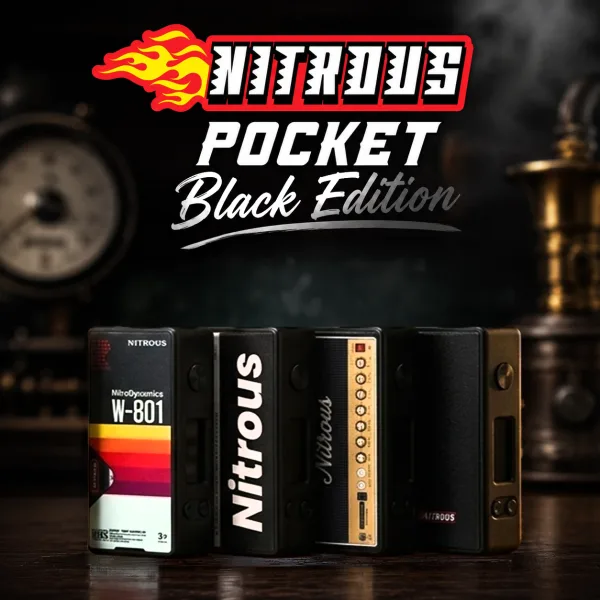 Box Nitrous Pocket Black Edition 80W 18650 - Mechvape x Nitrous - image 2
