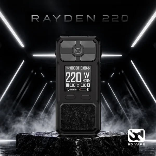 Mod Rayden 220 Full Black - BD Vape - image 2