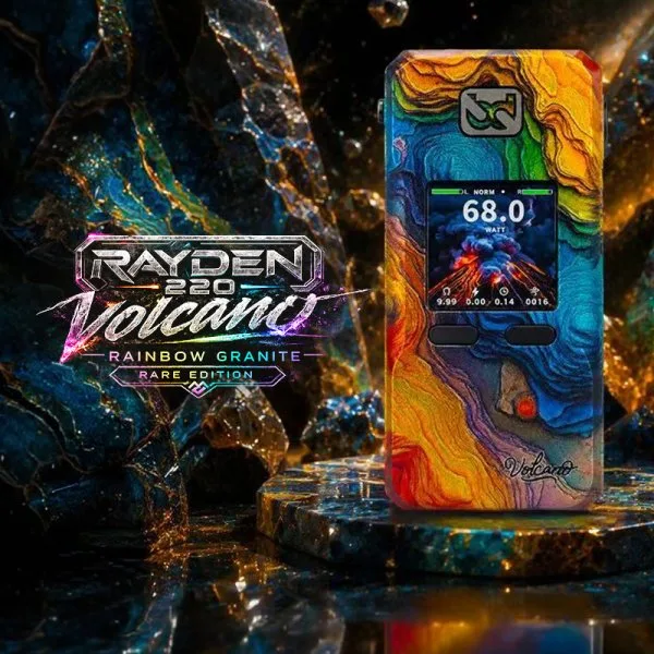 Mod Rayden 220 Volcano Rainbow Granite Rare Edition - BD Vape - image 2