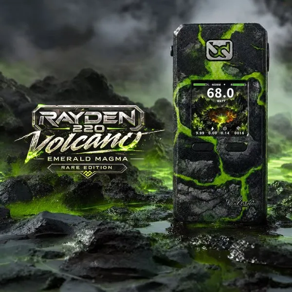 Mod Rayden 220 Volcano Emerald Magma Rare Edition - BD Vape - image 2