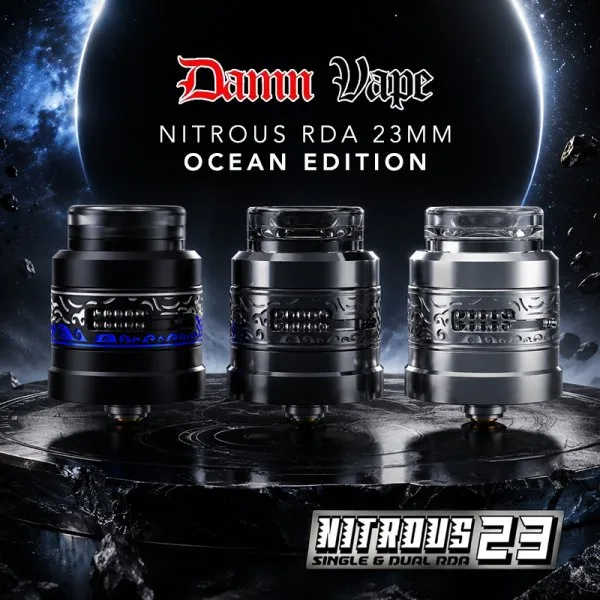 Nitrous RDA 23mm Ocean Edition - Damn Vape - image 2