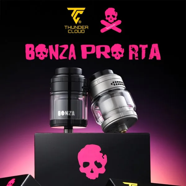 Bonza Pro RTA 4/6ml 26.5mm - Thunder Cloud x Vaping Bogan - image 3