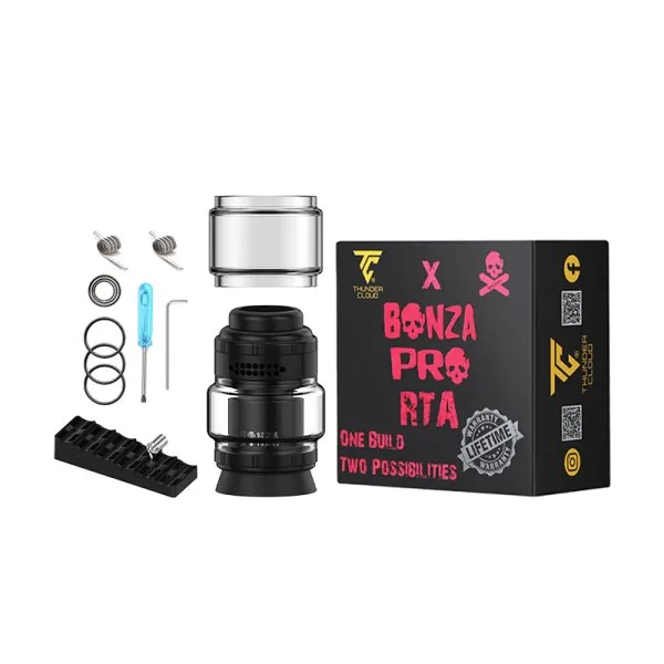 Bonza Pro RTA 4/6ml 26.5mm - Thunder Cloud x Vaping Bogan - image 4