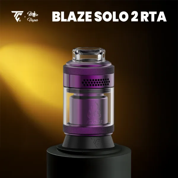 Blaze Solo 2 RTA 3.5ml 25mm - Thunder Cloud x Mike Vapes - image 3