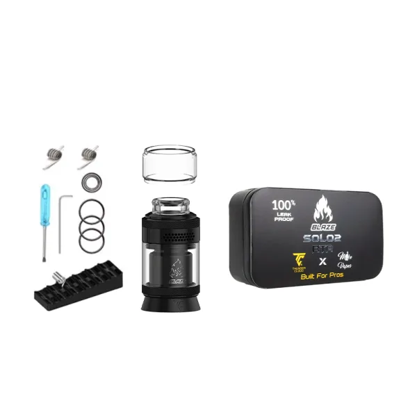 Blaze Solo 2 RTA 3.5ml 25mm - Thunder Cloud x Mike Vapes - image 4