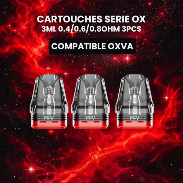 Cartouches Serie OX 0.4/0.6/0.8Ω 3ml (3pcs) - MPV - image 3