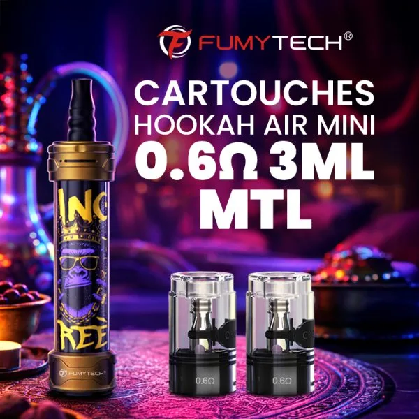 Cartouches Hookah Air Mini 0.4/0.6Ω RDL/MTL 3ml (2pcs) - Fumytech - image 6